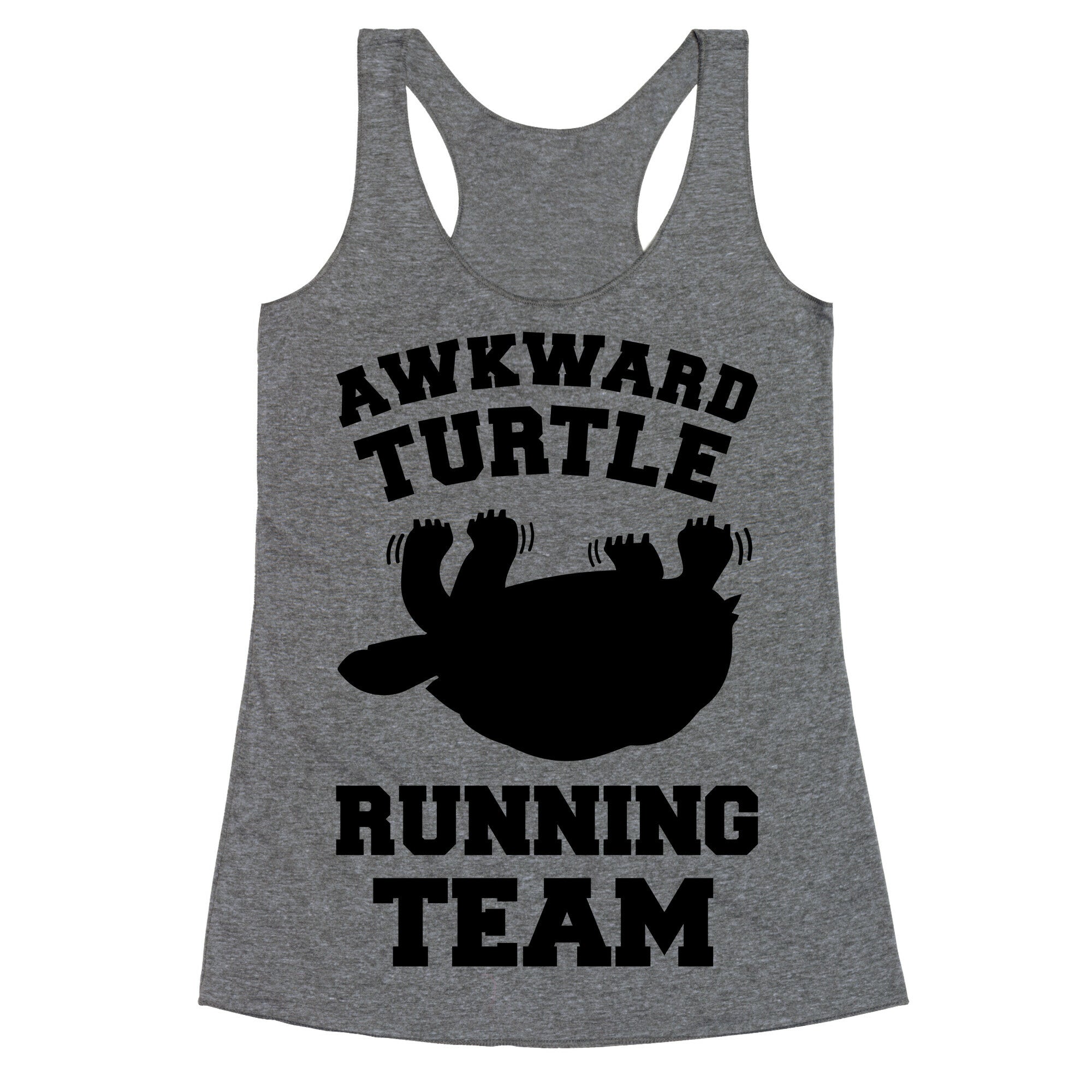 Awkward Turtle Running Team Racerback Tank